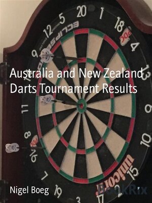cover image of Australia and New Zealand Darts Tournament Results